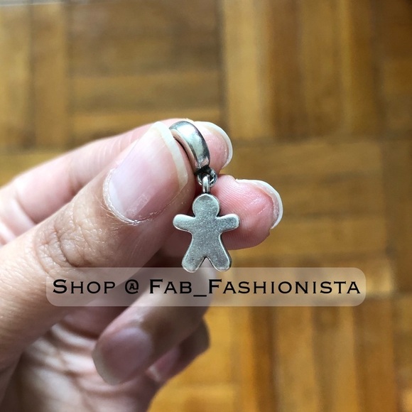 Pandora gingerbread man charm sterling silver - Picture 3 of 5